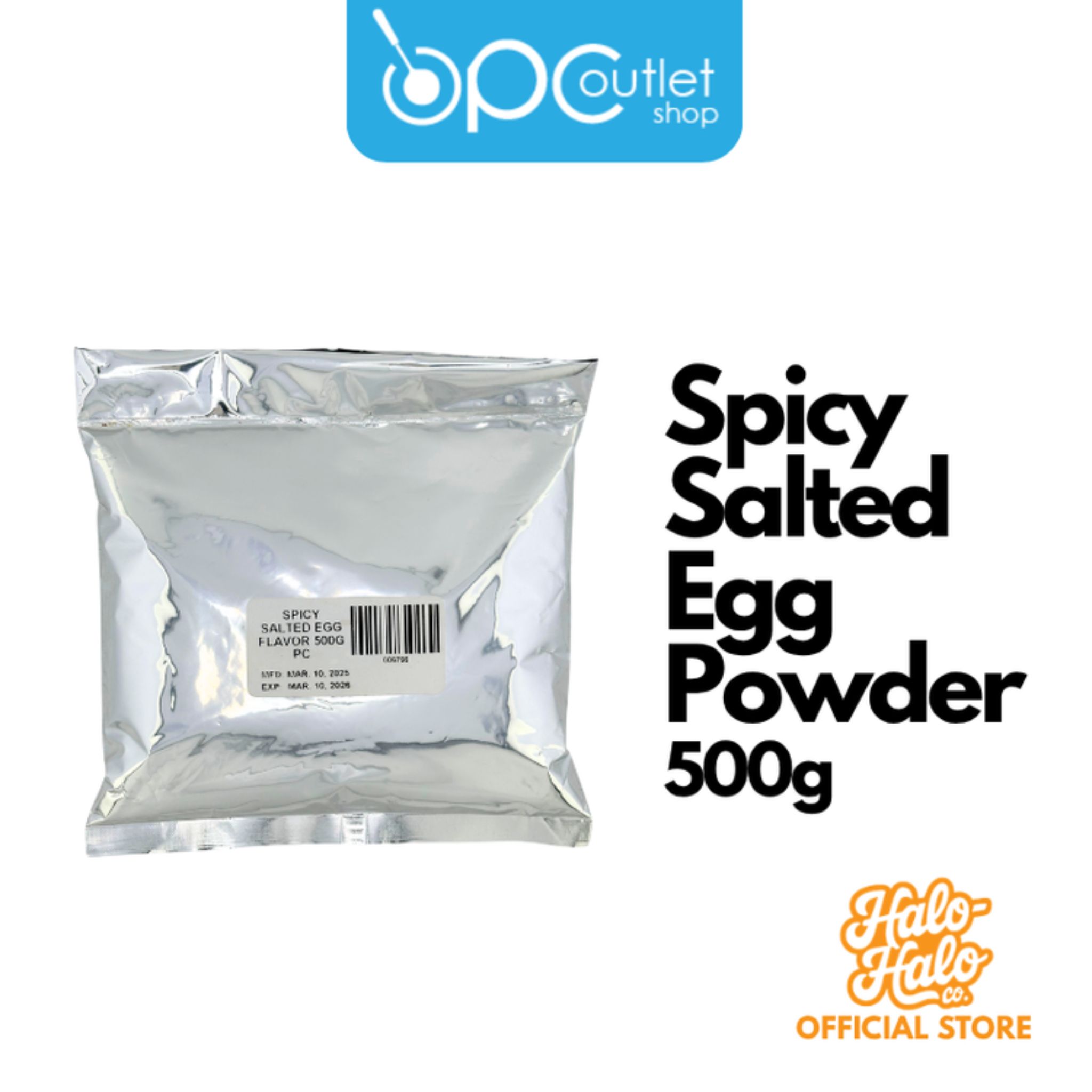 Halo Halo Co. Premium Spicy Salted Egg Powder 500 g